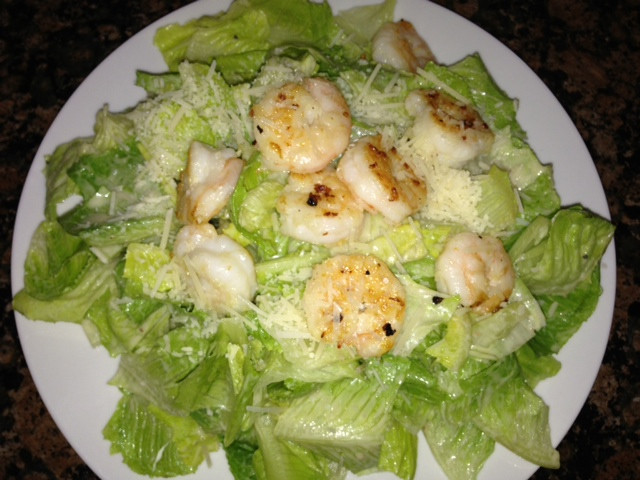 Caesar Salad With Shrimp
 Caesar Salad with Sauteed Shrimp McNack s Kitchen