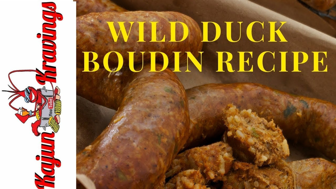 Cajun Duck Recipes
 Cajun Boudin Recipe Made With Wild Duck