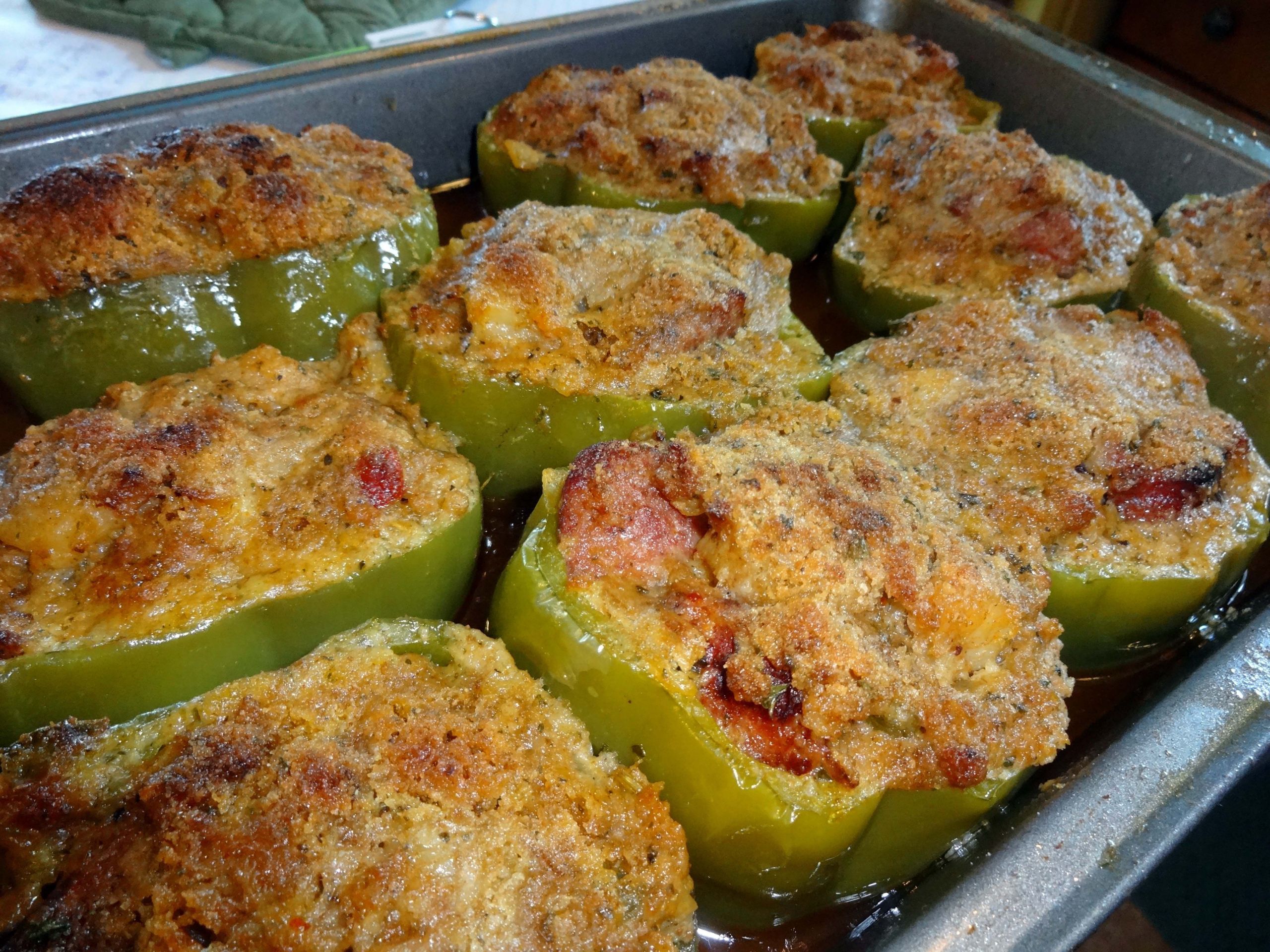 Cajun Seafood Stuffed Bell Peppers
 pleted New Orleans Creole style stuffed peppers