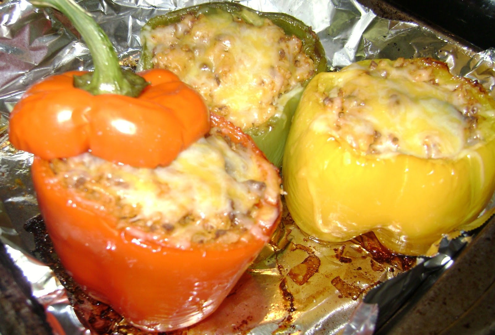 Cajun Seafood Stuffed Bell Peppers
 cajun stuffed bell peppers seafood