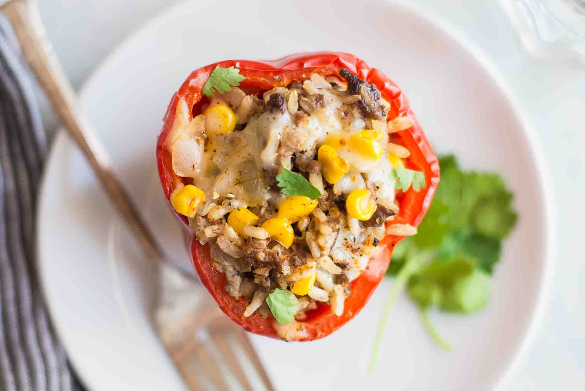 Cajun Seafood Stuffed Bell Peppers
 cajun stuffed bell peppers seafood