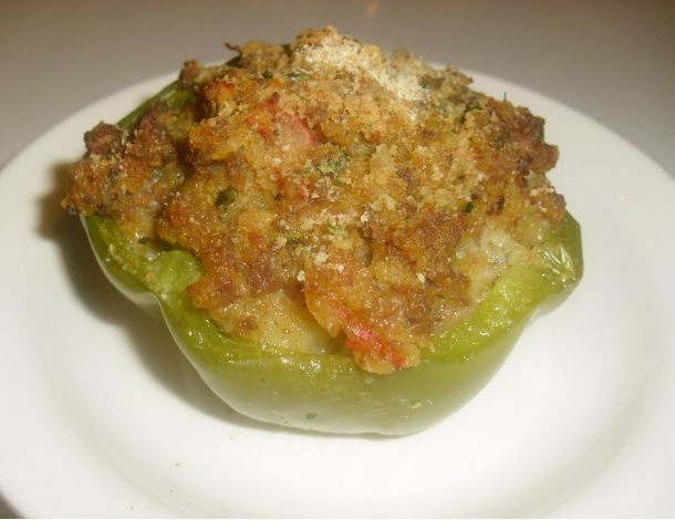 Cajun Seafood Stuffed Bell Peppers
 cajun stuffed bell peppers seafood