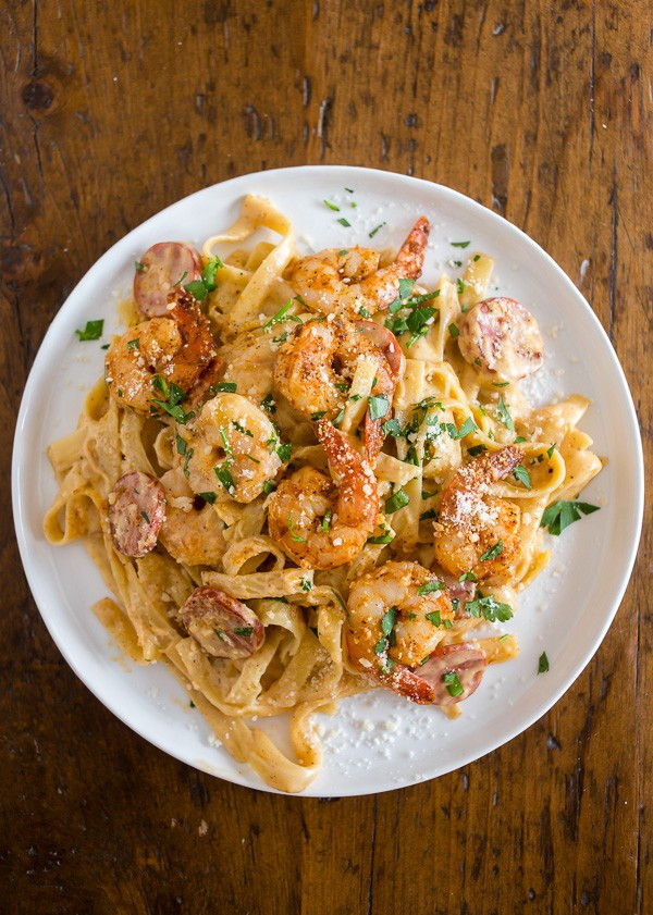 Cajun Shrimp Pasta Alfredo Cajun Shrimp Fettuccine Alfredo