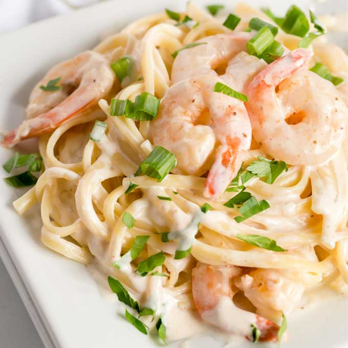 Cajun Shrimp Pasta Alfredo Creamy Cajun Shrimp Pasta Alfredo