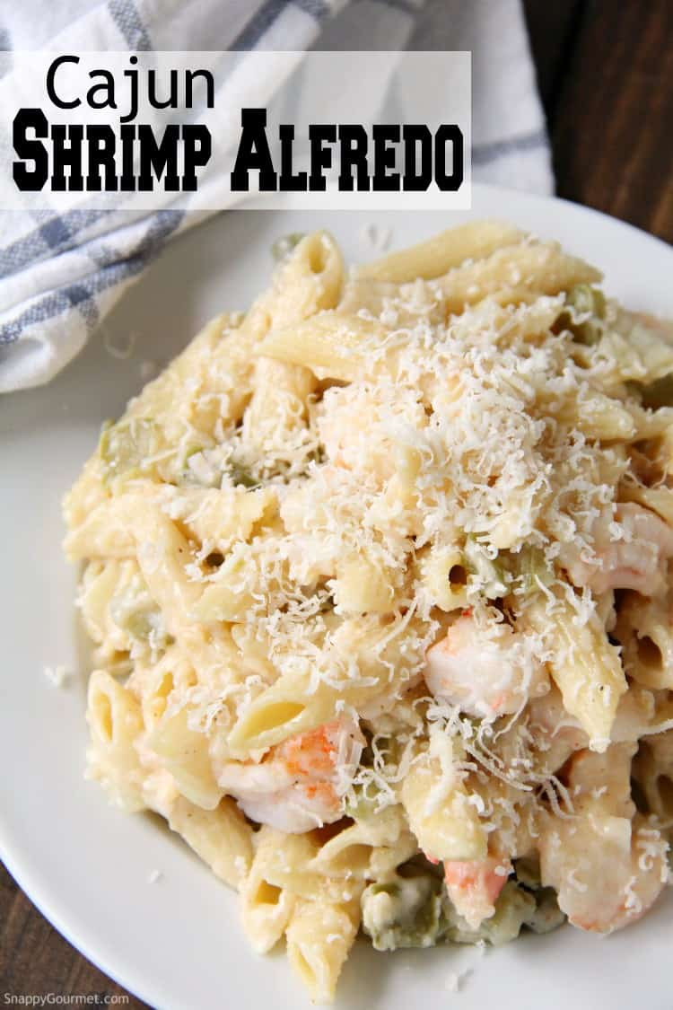 Cajun Shrimp Pasta Alfredo Cajun Shrimp Alfredo EASY Dinner recipe Snappy Gourmet