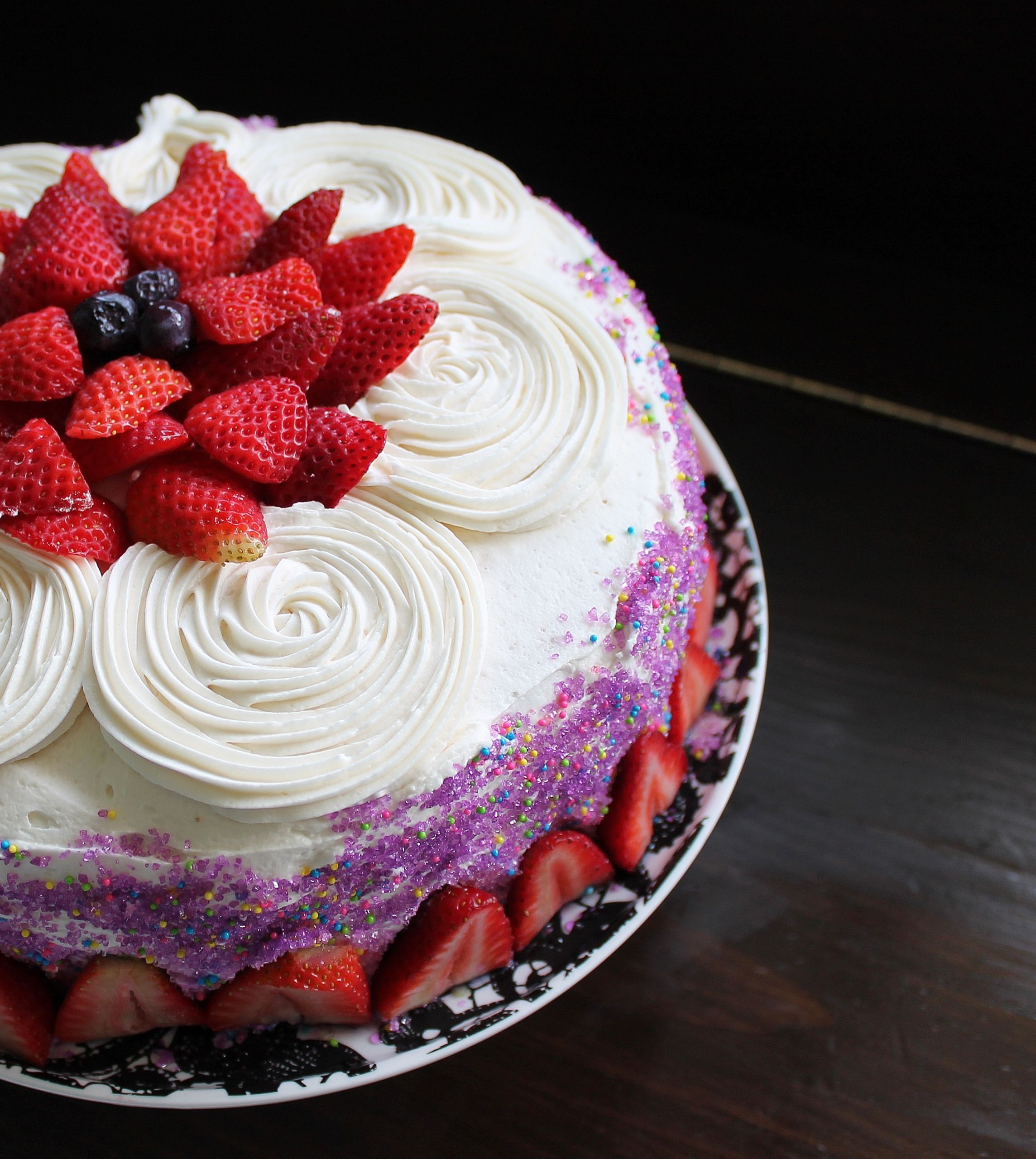 Cake Birthday
 Vanilla Birthday Cake with the BEST Vanilla Frosting