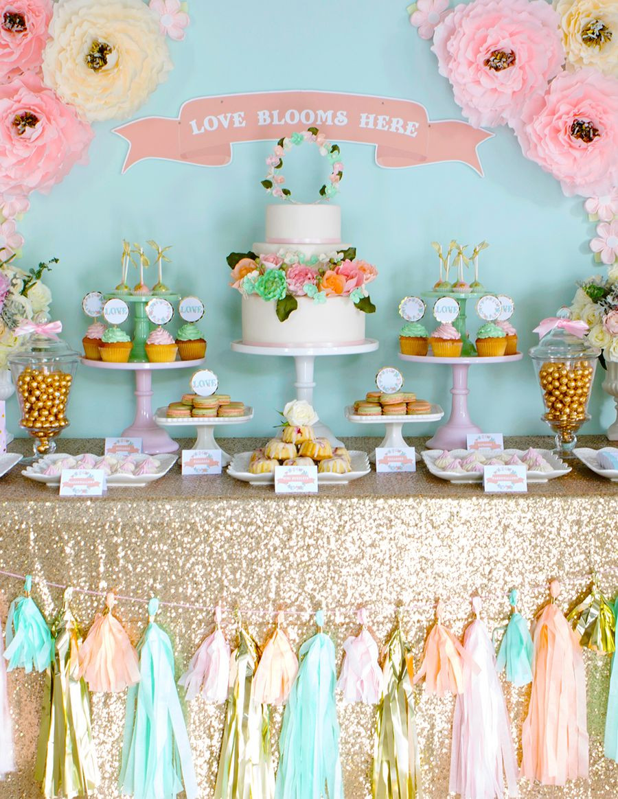 Cake Table Decorations For Birthday
 Style your own wedding dessert table with tips from a pro