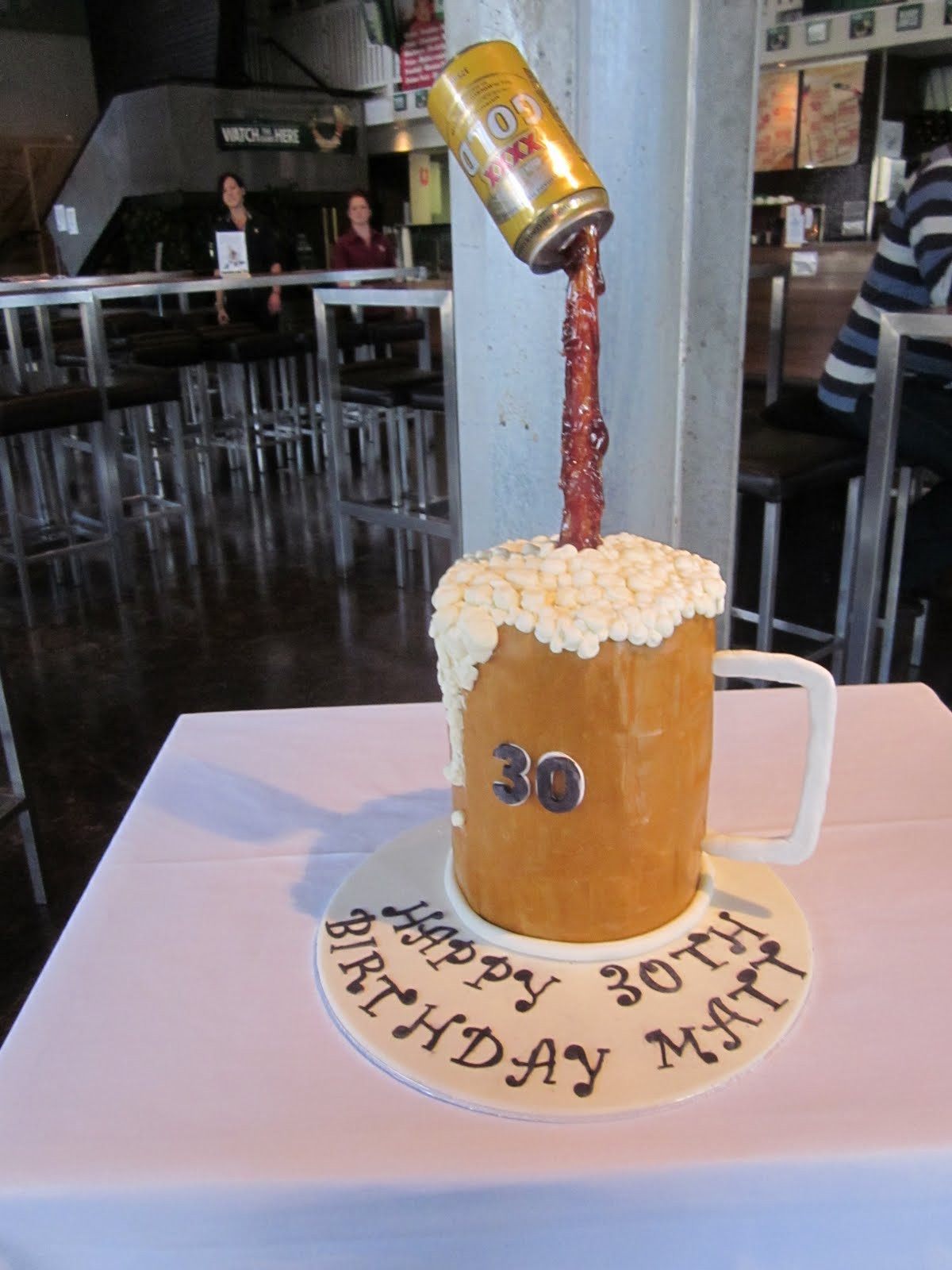 Cakes For Mens Birthday
 Deb s Cakes and Cupcakes Beer Stein 30th Birthday cake