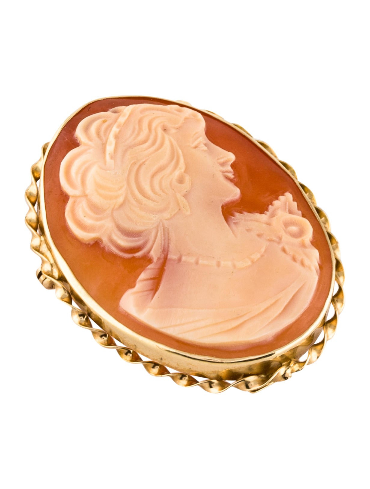 Cameo Brooches
 14K Shell Cameo Brooch Brooches BROOC