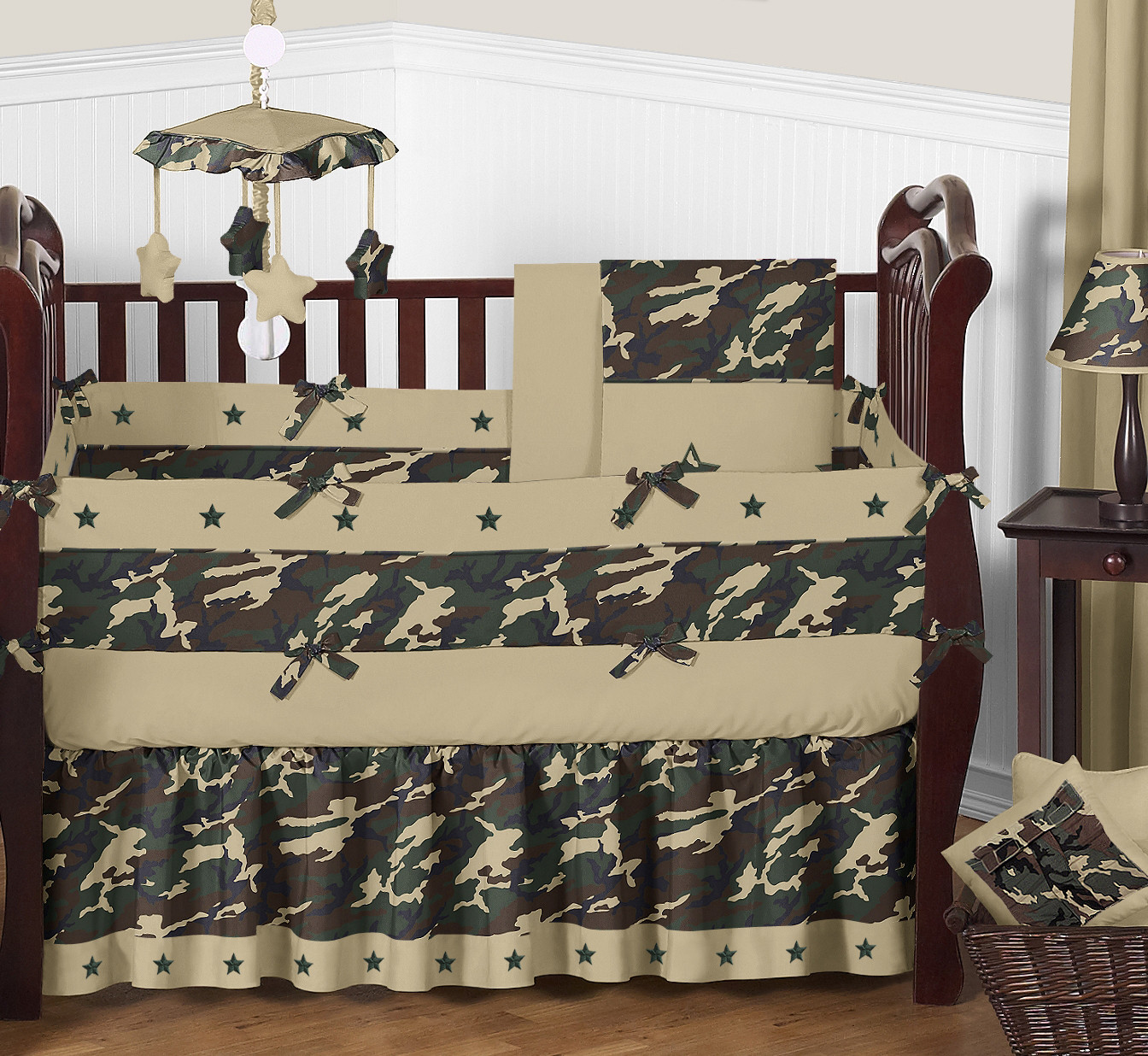 Camouflage Baby Decor
 Sweet Jojo Designs Camo Green Collection 9pc Crib Bedding