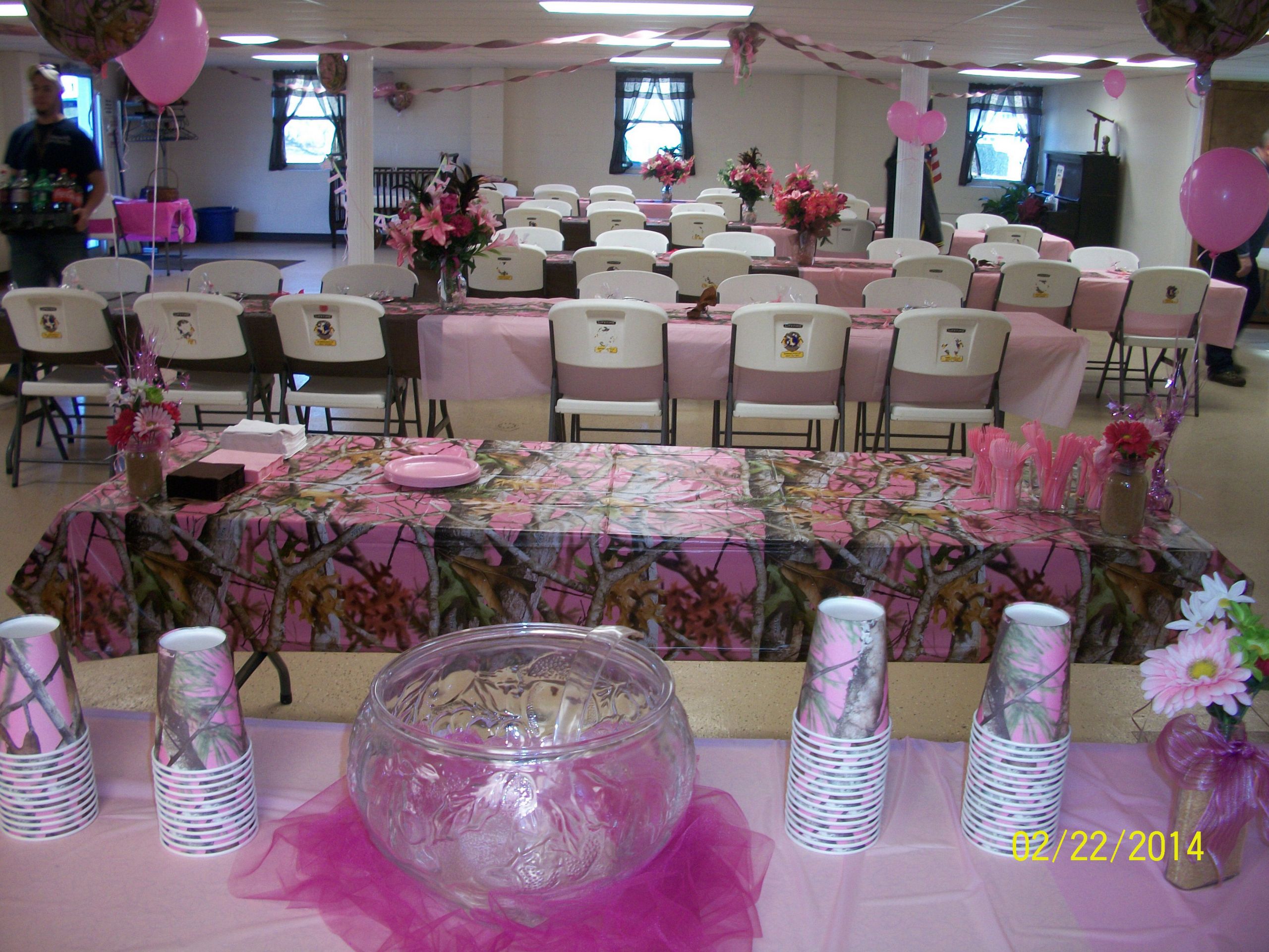 Camouflage Baby Shower Decorating Ideas
 Pink camo baby shower 2 22 14 Baby Shower