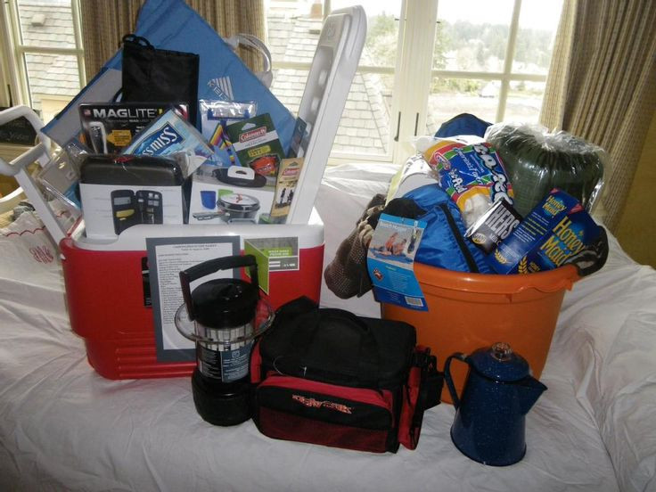 Camping Gift Basket Ideas
 29 best Camping t basket images on Pinterest