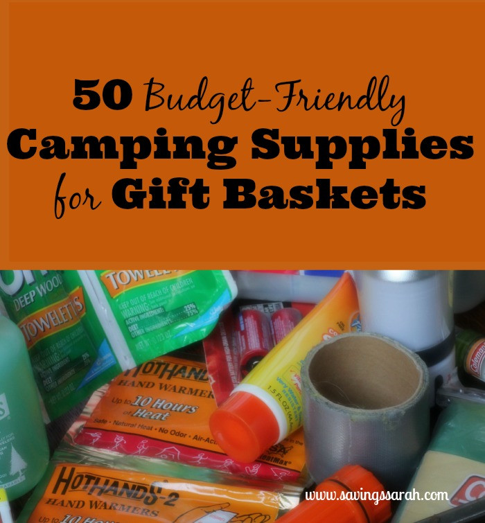 Camping Gift Basket Ideas
 50 Bud Friendly Camping Supplies for Gift Baskets