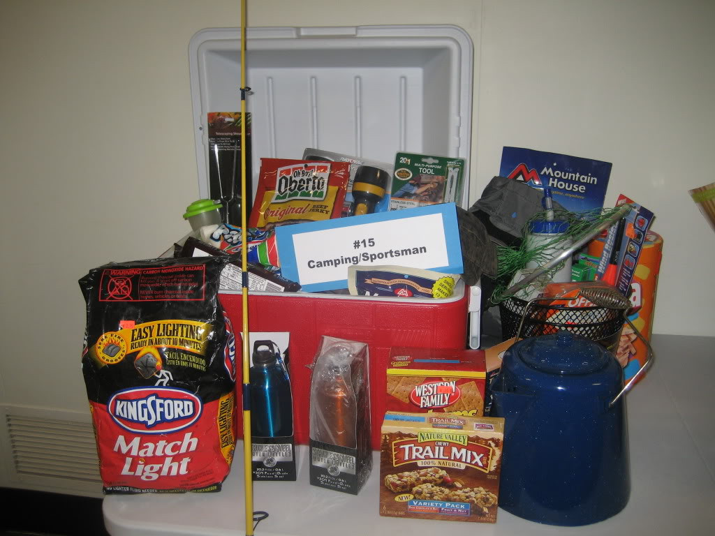 Camping Gift Basket Ideas
 Raffle Basket Ideas Linda Joyce Jones