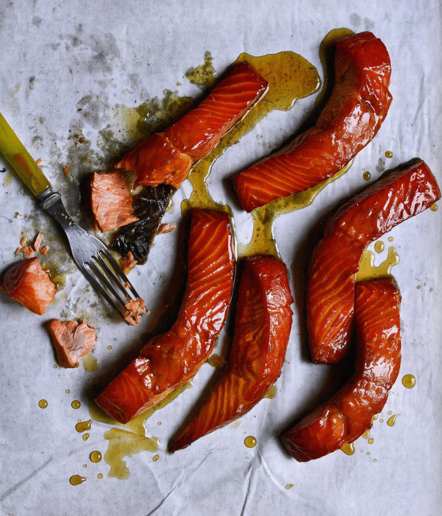 Candied Smoked Salmon
 Cookbook Review Project Smoke