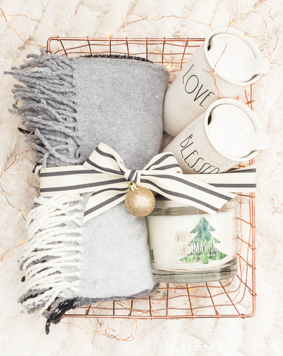 Candle Gift Basket Ideas
 Easy Gift Basket Ideas for the Holidays Maison de Pax
