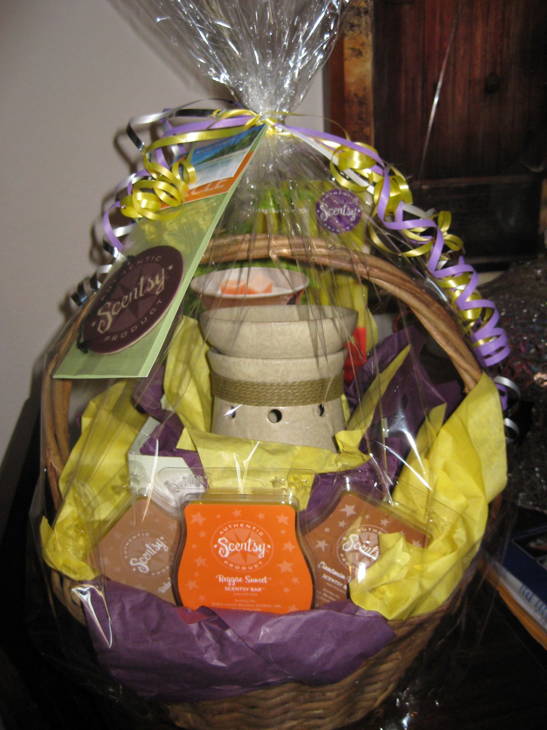 Candle Gift Basket Ideas
 Raffle Basket I personally would include only one bar and