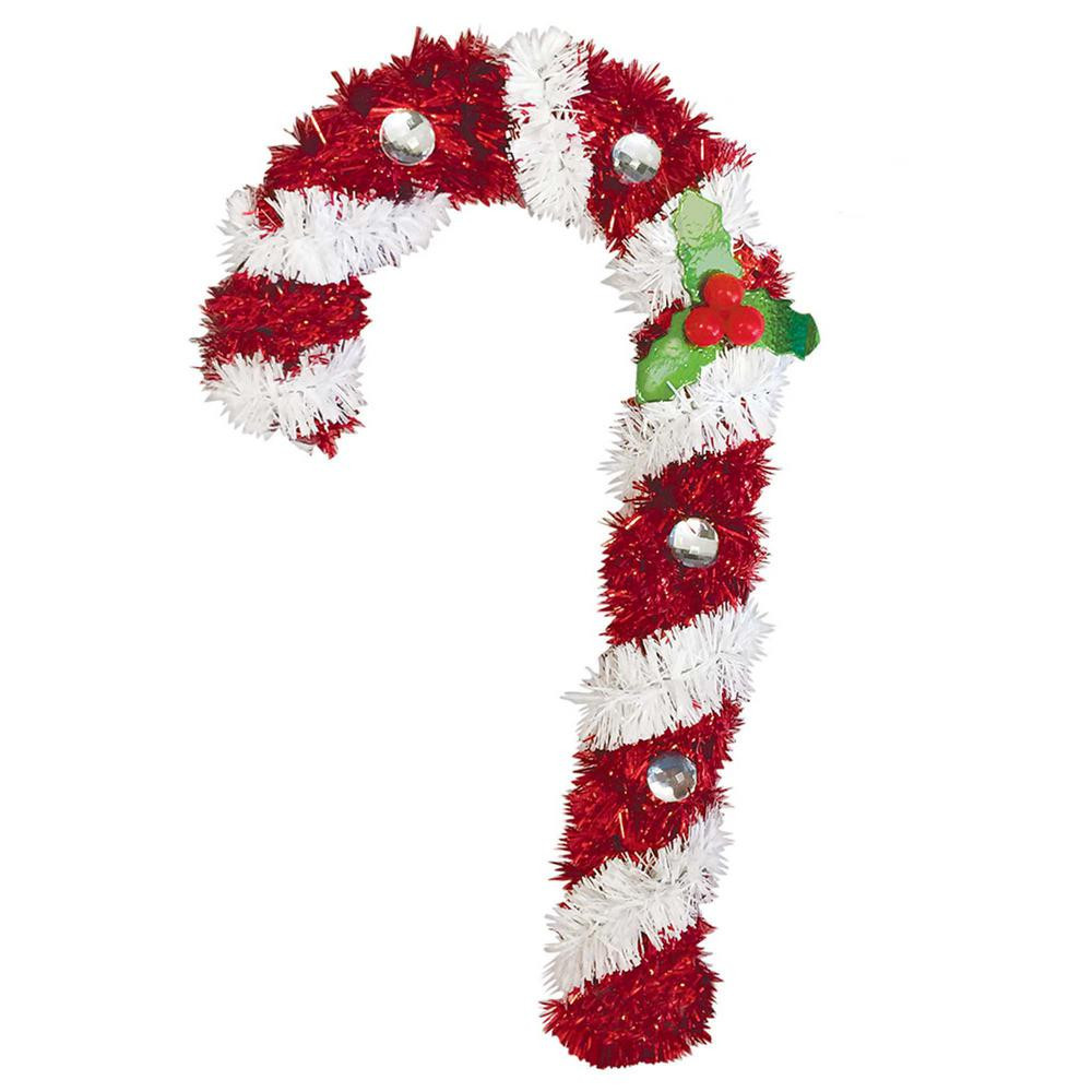 Candy Cane Christmas Decorations
 Amscan 6 in x 3 5 in x 1 in Candy Cane Tinsel