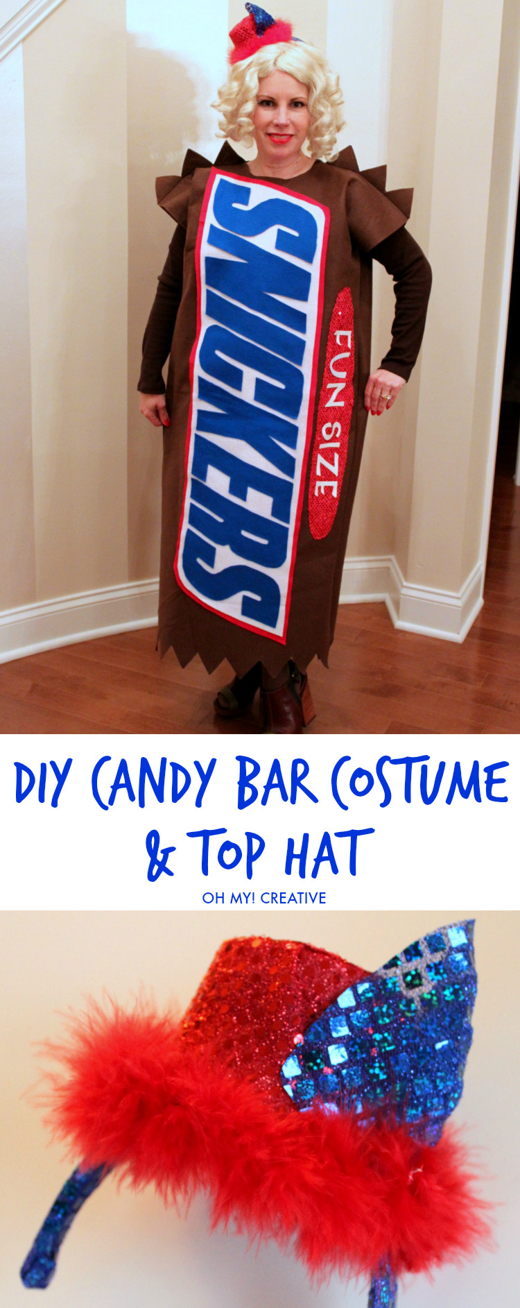 Candy Costumes DIY
 DIY Candy Bar Halloween Costumes Oh My Creative