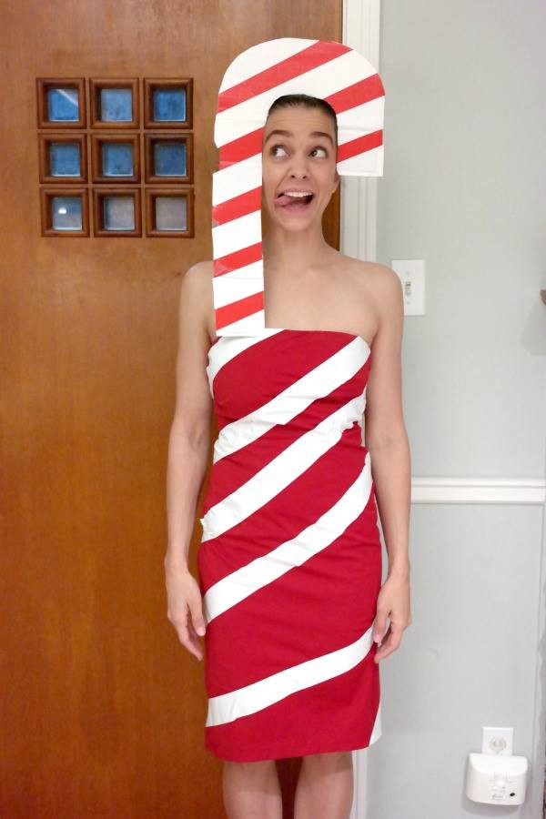 Candy Costumes DIY
 ADULTS DIY Candy Cane Costume Really Awesome Costumes