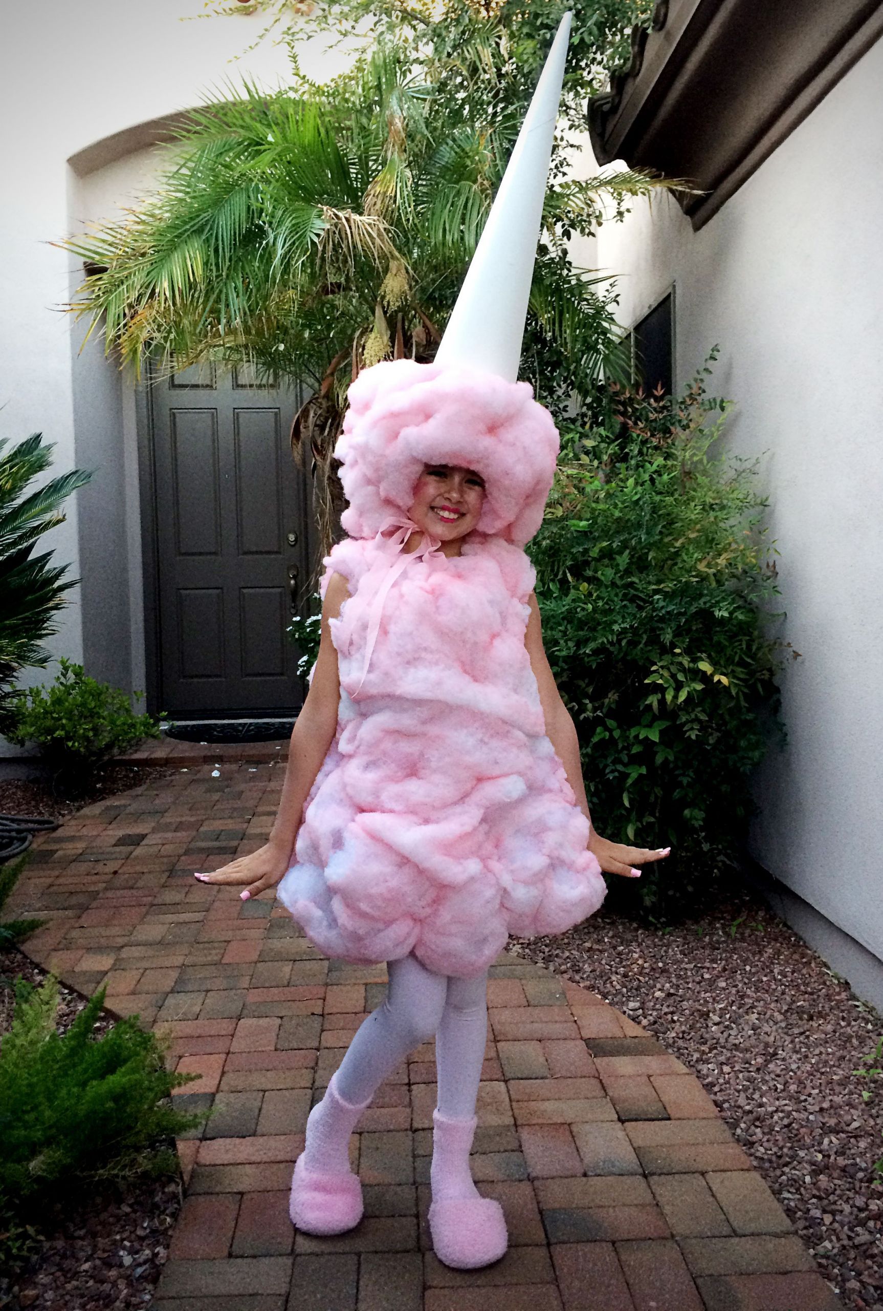 Candy Costumes DIY
 Cotton Candy costume DIY Sew and hot glue batting onto