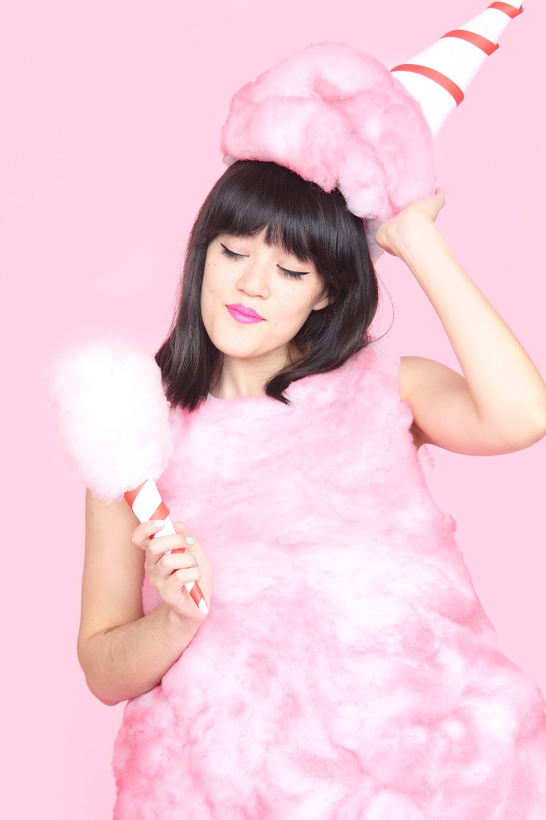 Candy Costumes DIY
 DIY Cotton Candy Halloween Costume