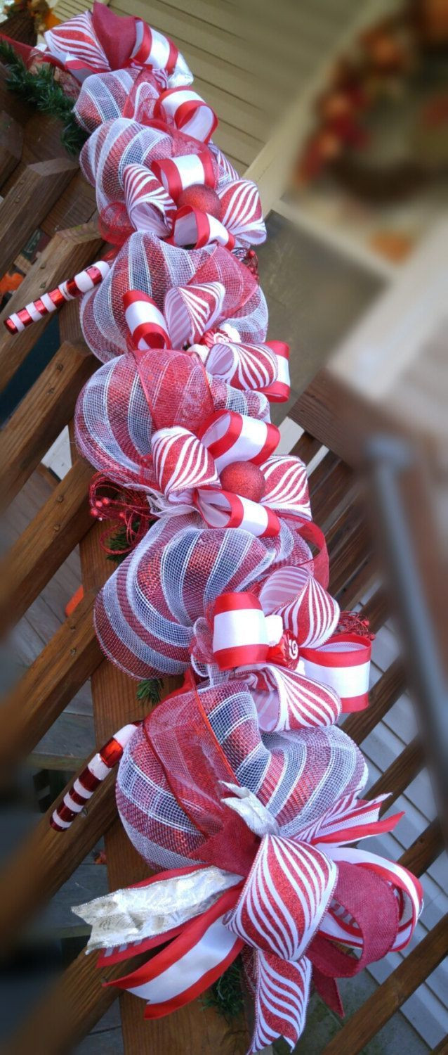 Candy Garland For Christmas Tree
 Pin on CHRISTMAS MESH WREATHES