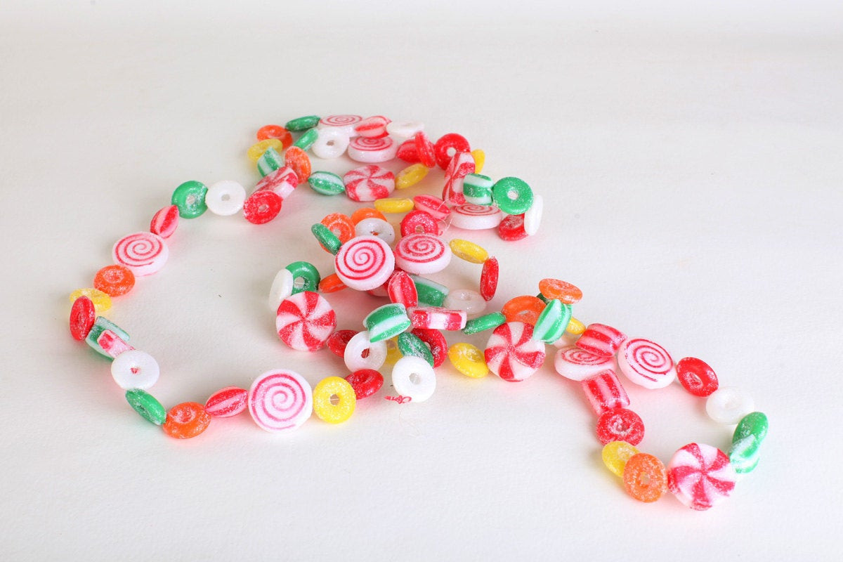 Candy Garland For Christmas Tree
 Christmas decor plastic candy garland