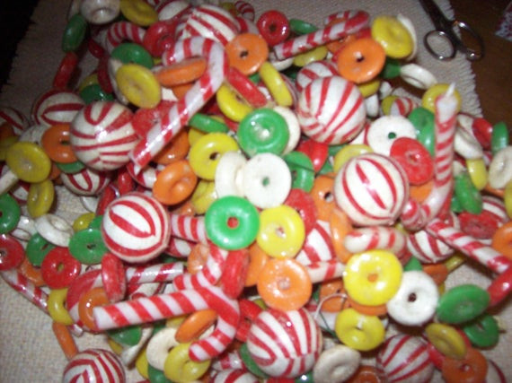 Candy Garland For Christmas Tree
 Plastic Candy Looking Christmas Tree Garland by kris67 on Etsy