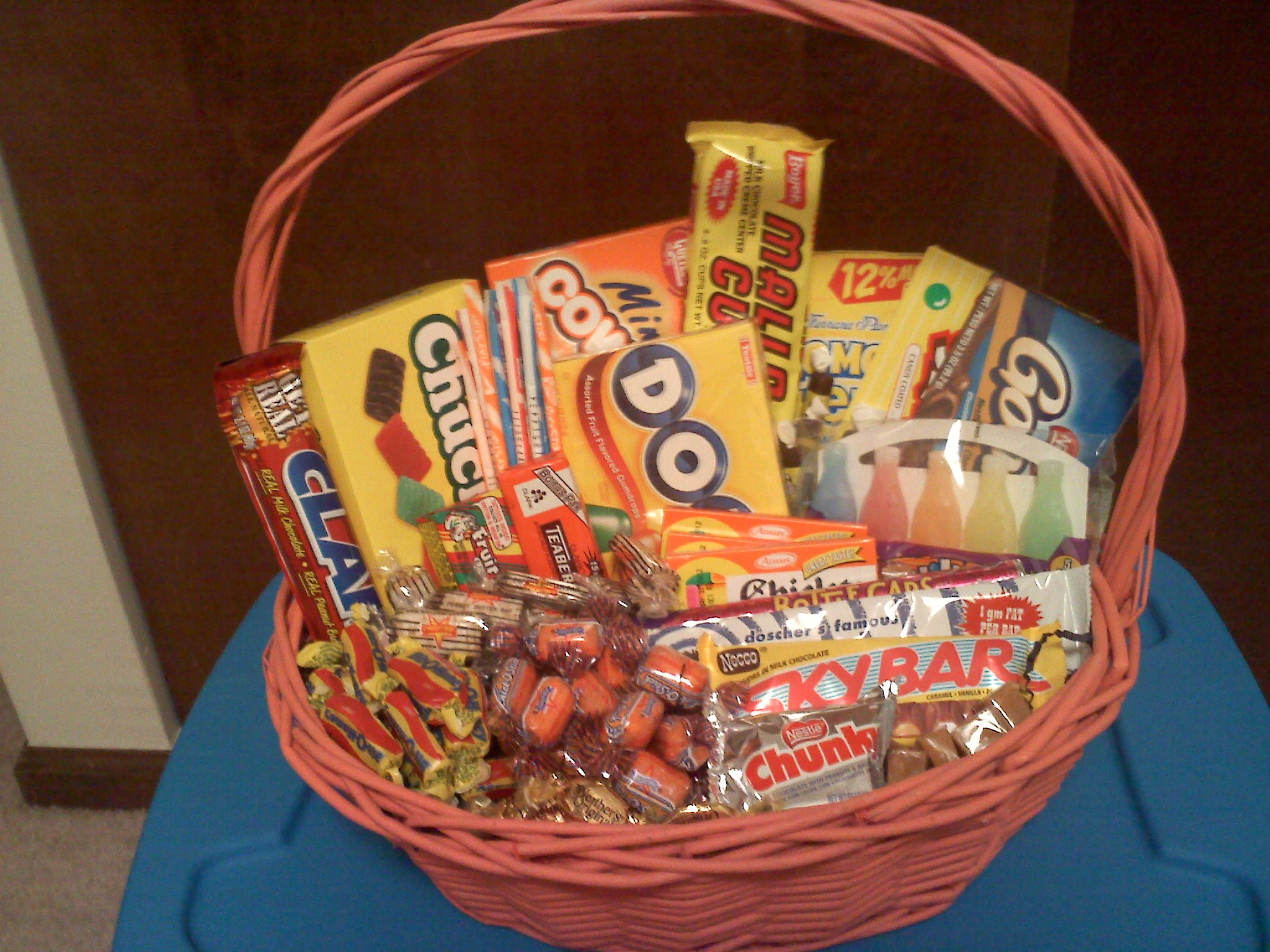 Candy Gift Basket Ideas
 Retro Candy Gift Basket on Storenvy