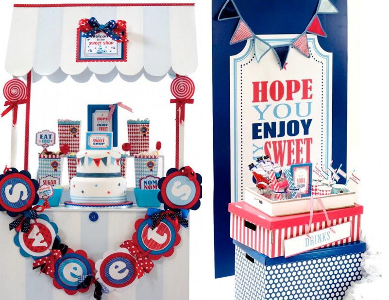Candy Shoppe Birthday Party Ideas
 Kara s Party Ideas Boy Sweet Shop Candy Birthday Party