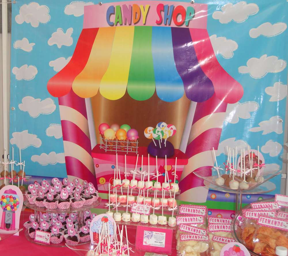 Candy Shoppe Birthday Party Ideas
 CANDY SHOP KITTY Birthday Party Ideas