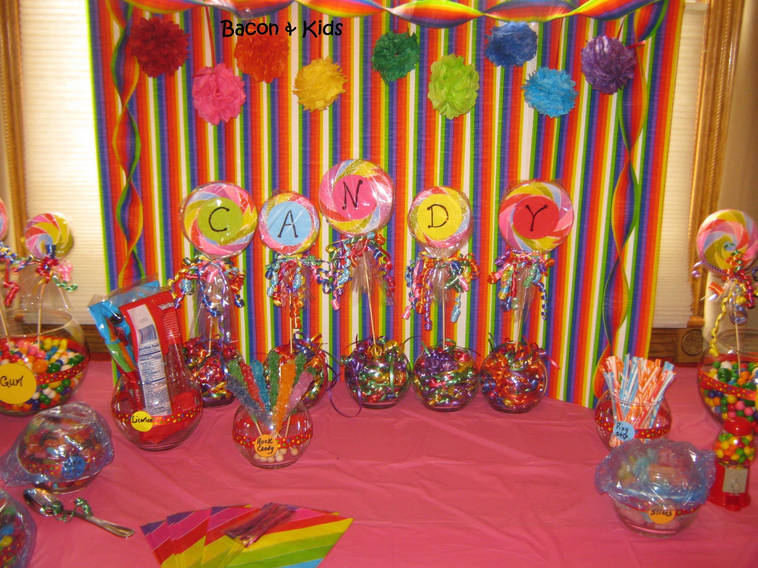 Candy Table Ideas For Birthday Party
 Candy Party – Making the decorations…