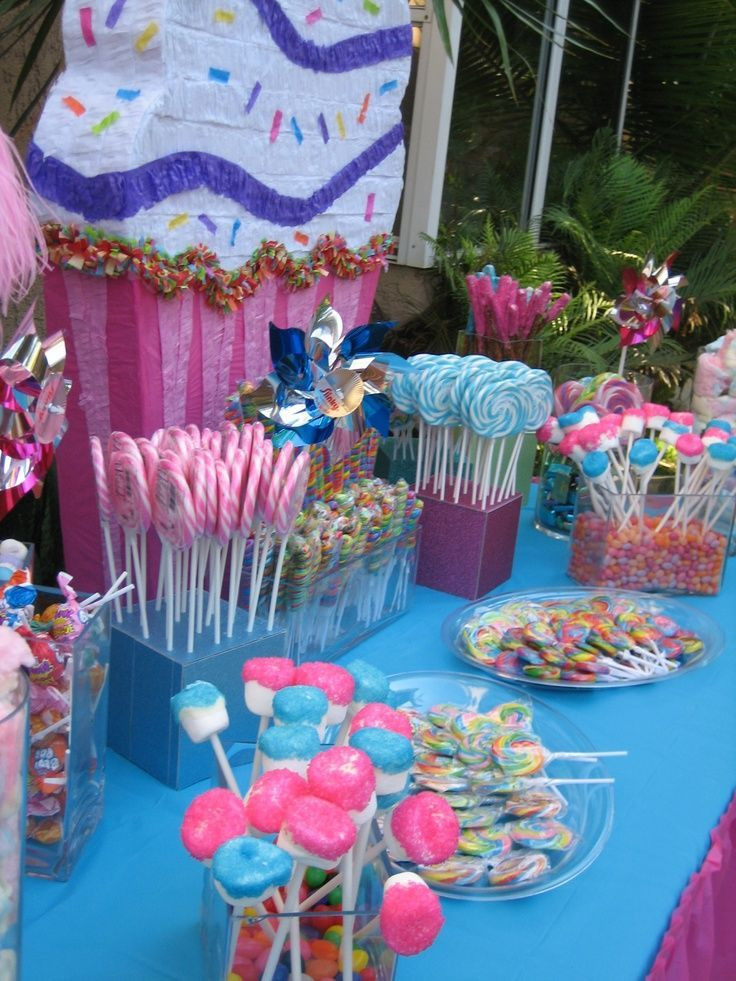 Candy Table Ideas For Birthday Party
 Sweet 16 Candy Table Ideas graph