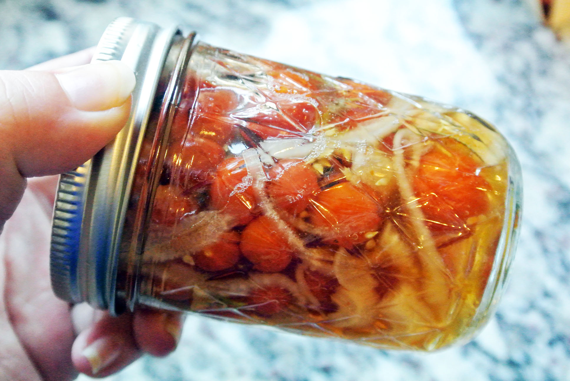 Canning Cherry Tomatoes Recipes
 Organic Canning Pickled Cherry Tomatoes with Rosemary