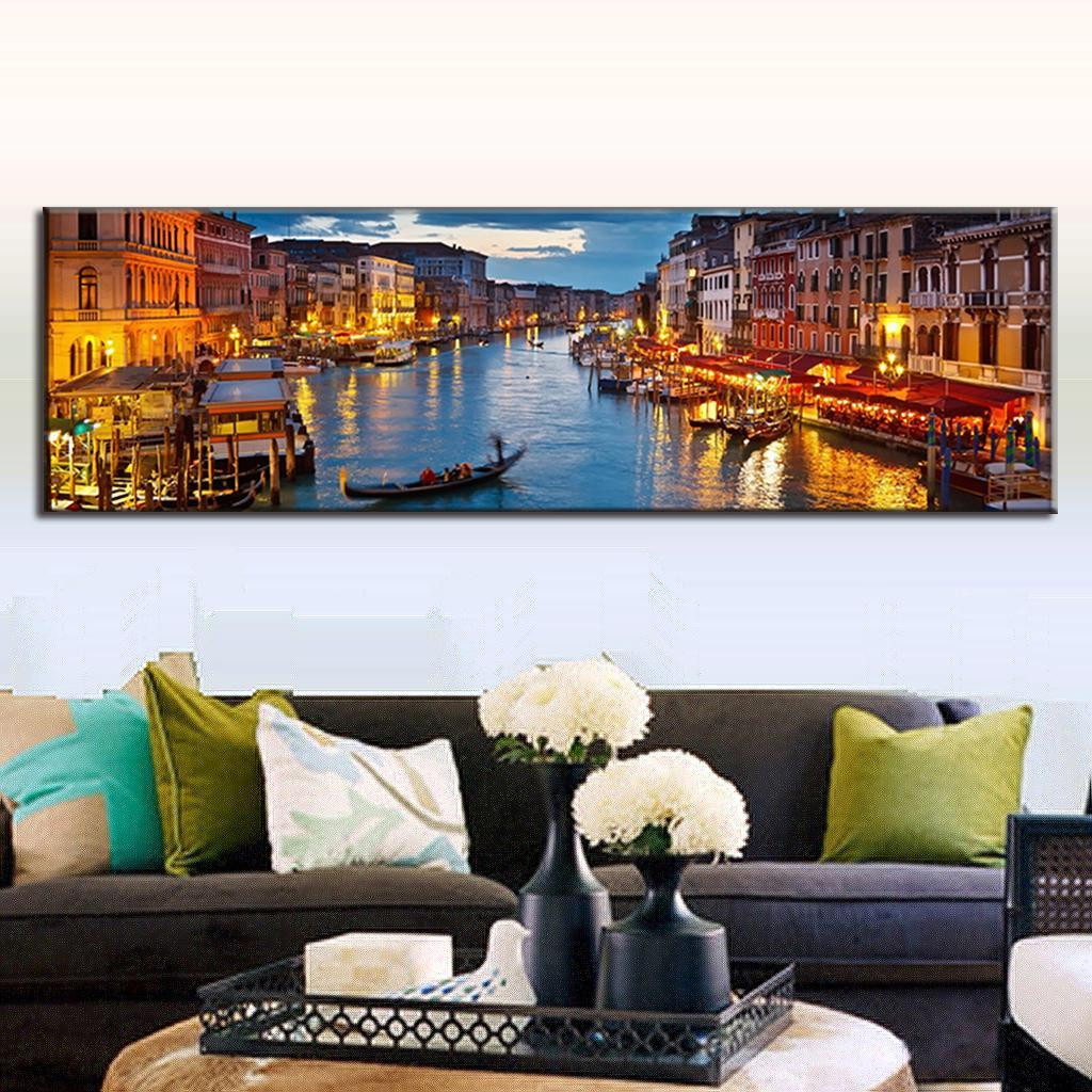 Canvas Painting For Living Room
 Super Single Piece Landscape Canvas Painting for