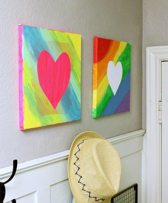 Canvas Painting Ideas For Kids
 Easy Canvas Art Kid Friendly Crafts