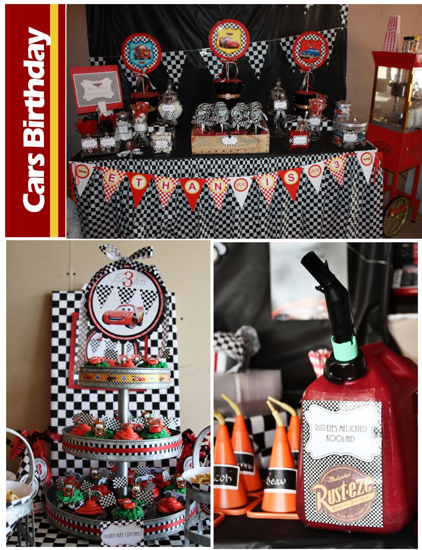 Car Birthday Party
 Disney Cars Birthday Party