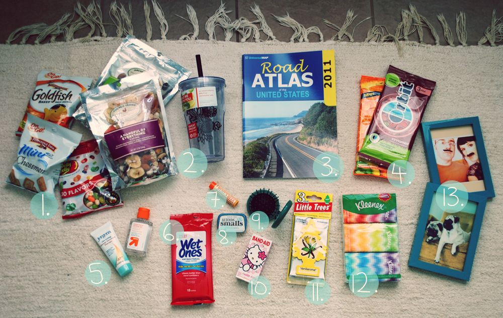 Car Travel Gift Basket Ideas
 pocketful of pretty Road Trip Kit & The Golden Gift