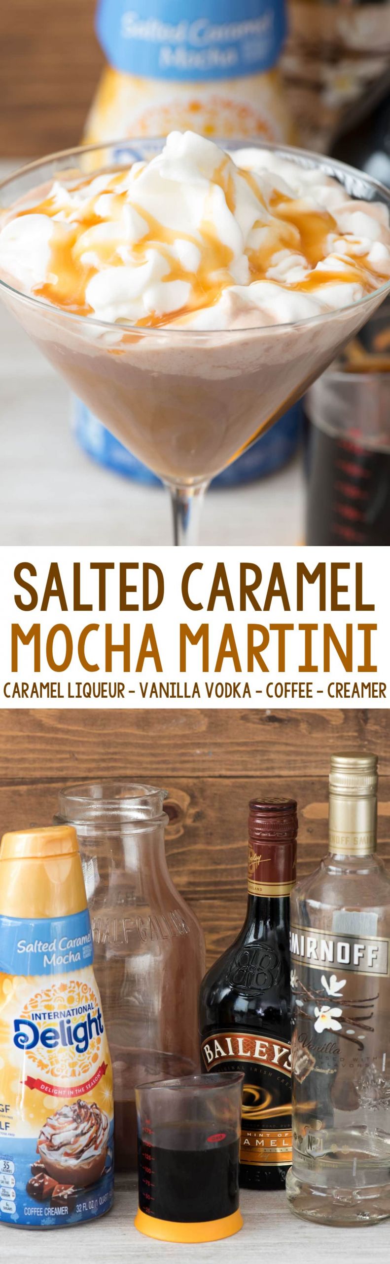 Caramel Vodka Drinks
 Salted Caramel Mocha Martini Crazy for Crust