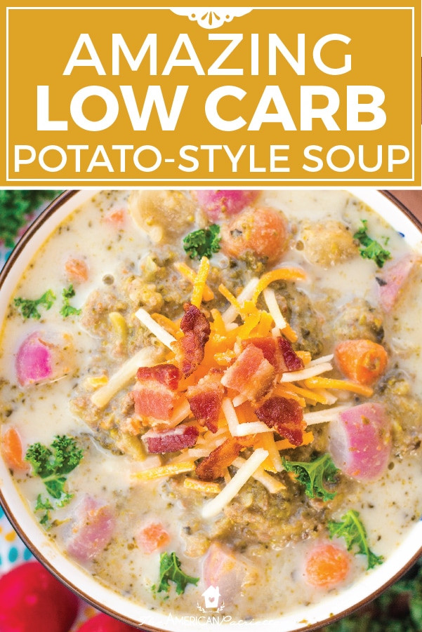 Carbs In Potato Soup
 DELICIOUS Low Carb Loaded Baked Potato Style Soup
