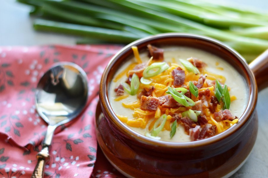 Carbs In Potato Soup
 Low Carb Loaded Baked "Potato" Soup