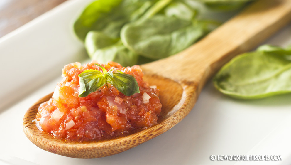 Carbs In Tomato Sauce
 Low Carb Easy Fresh Tomato Sauce