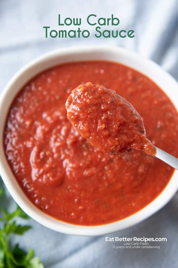 Carbs In Tomato Sauce
 Low Carb Homemade Tomato Sauce in 5 Minutes KETO NO ADD SUGAR