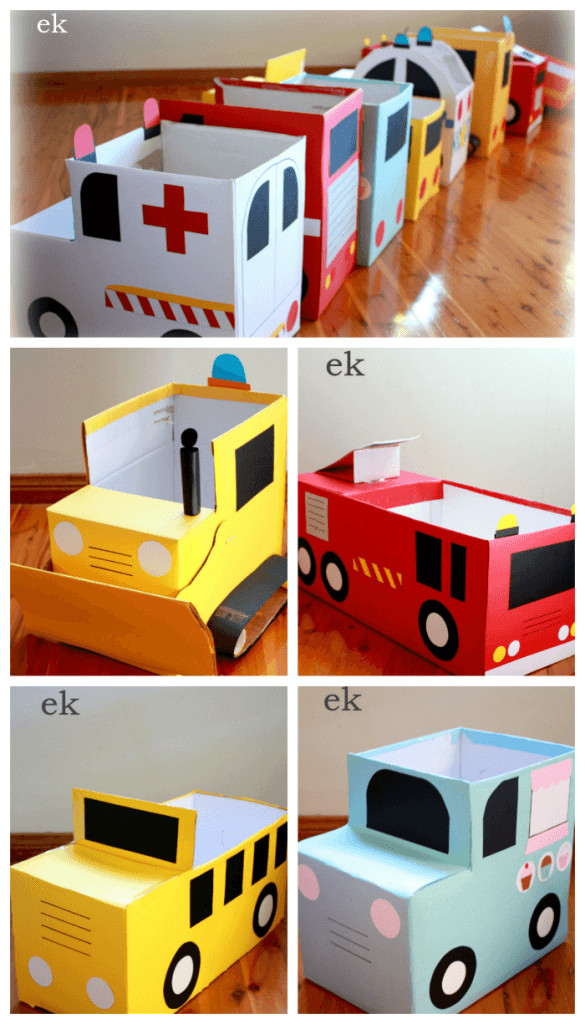 Cardboard Box Craft Ideas
 Craftionary