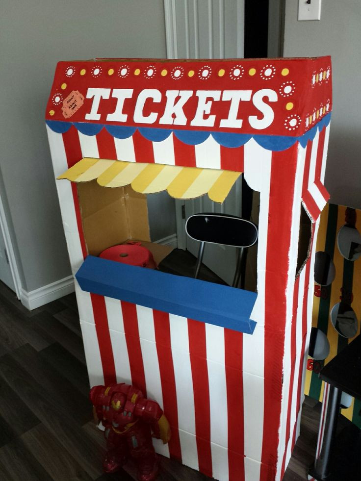 Carnival Decorations DIY
 Diy carnival ticket booth