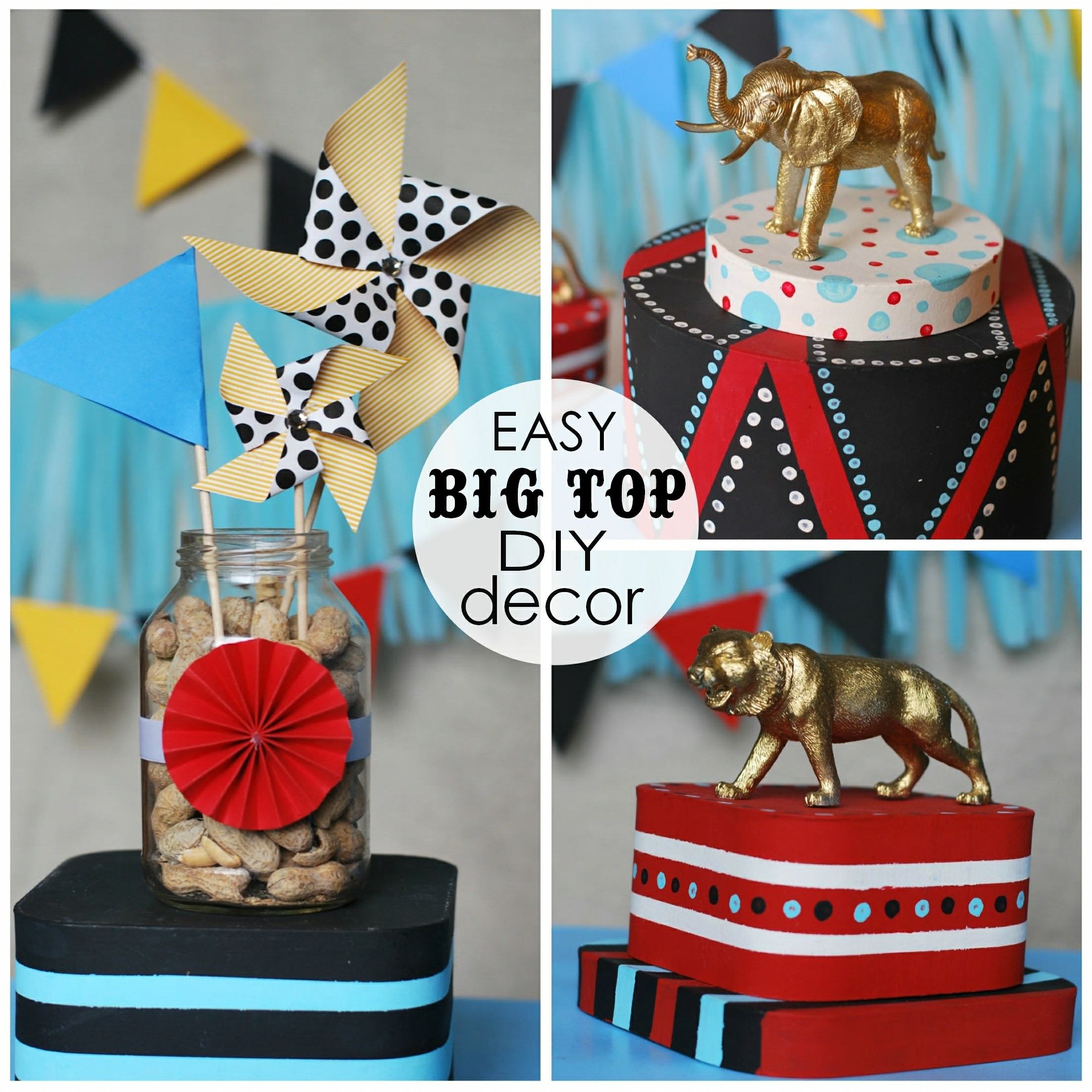 Carnival Decorations DIY
 Easy DIY Circus Themed Centerpieces