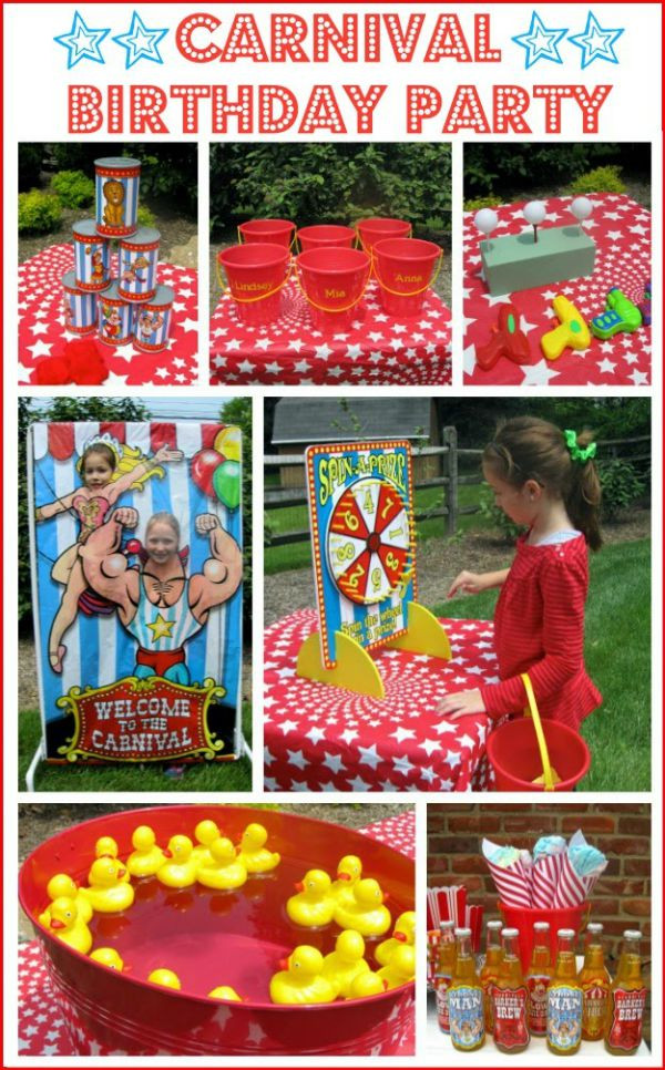 Carnival Kids Party
 10 Summertime Birthday Party Ideas For Kids