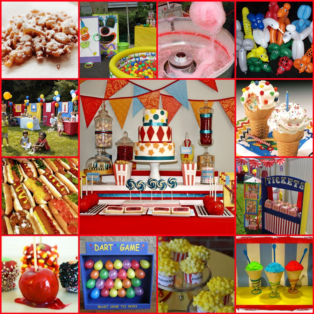 Carnival Themed Birthday Party Ideas
 Kids Birthday
