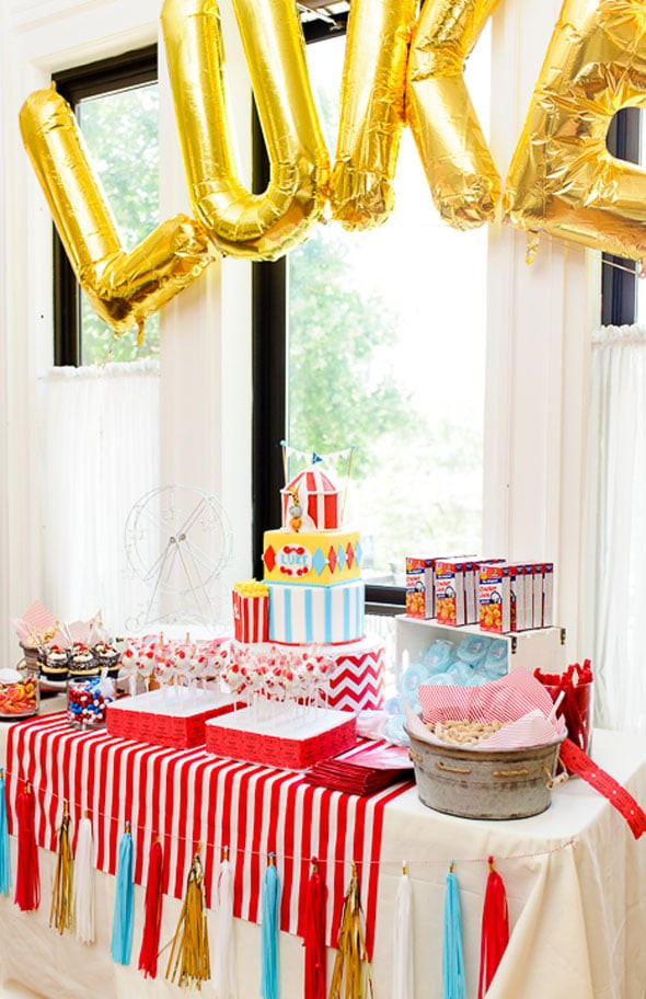Carnival Themed Birthday Party Ideas
 Circus Themed First Birthday Party Pretty My Party